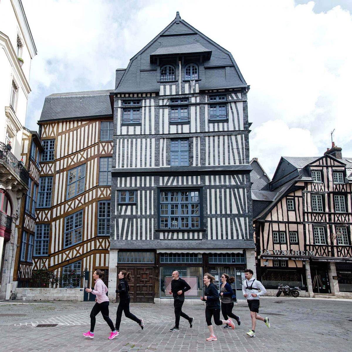Maisons à pans de bois à Rouen