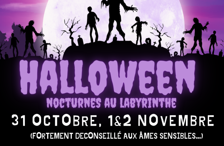 Halloween : nocturnes au labyrinthe