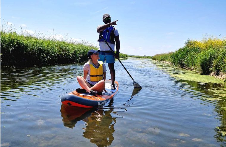 Balade en paddle-kayak sur l