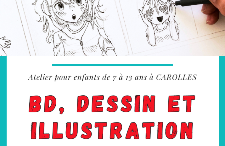 Atelier BD, dessin et illustration pour enfant