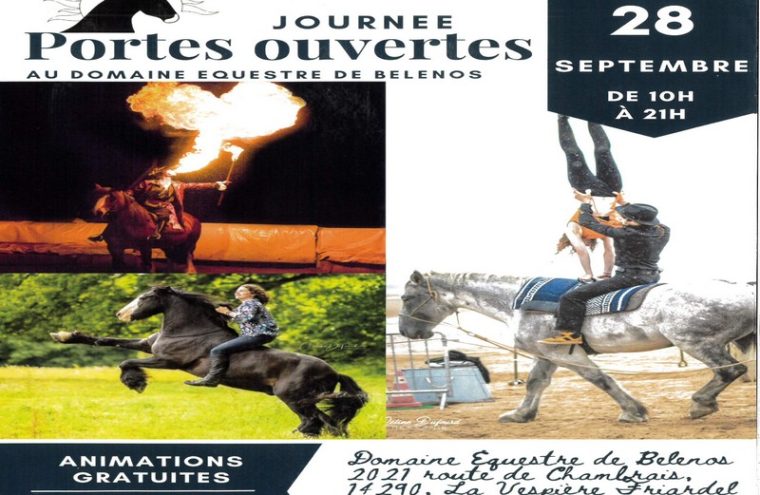 Journée Portes ouvertes au Domaine Equestre de Belenos Le 28 sept 2024