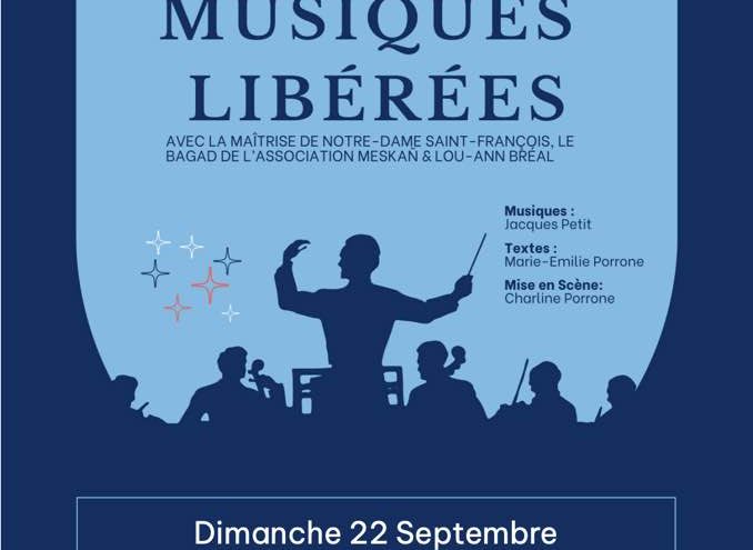 JEP - Concert Spectacle Musiques libérées à... Le 22 sept 2024