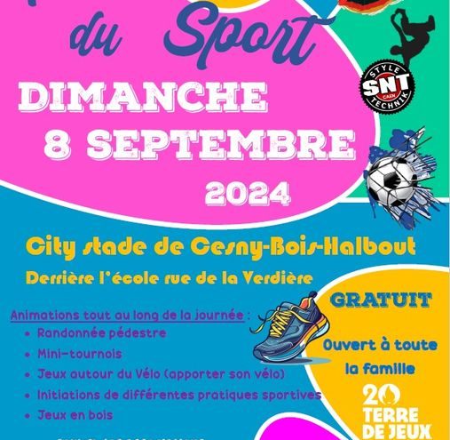 Forum des associations et fête du sport Le 8 sept 2024