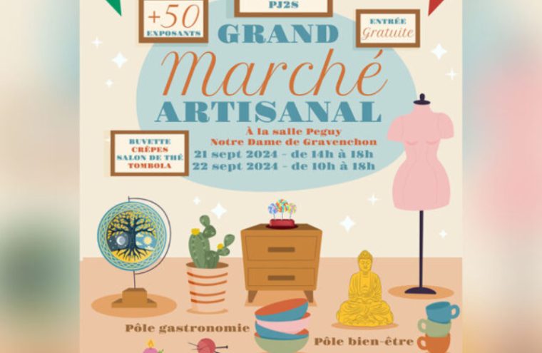 Marché des artisans et créateurs Du 21 au 22 sept 2024